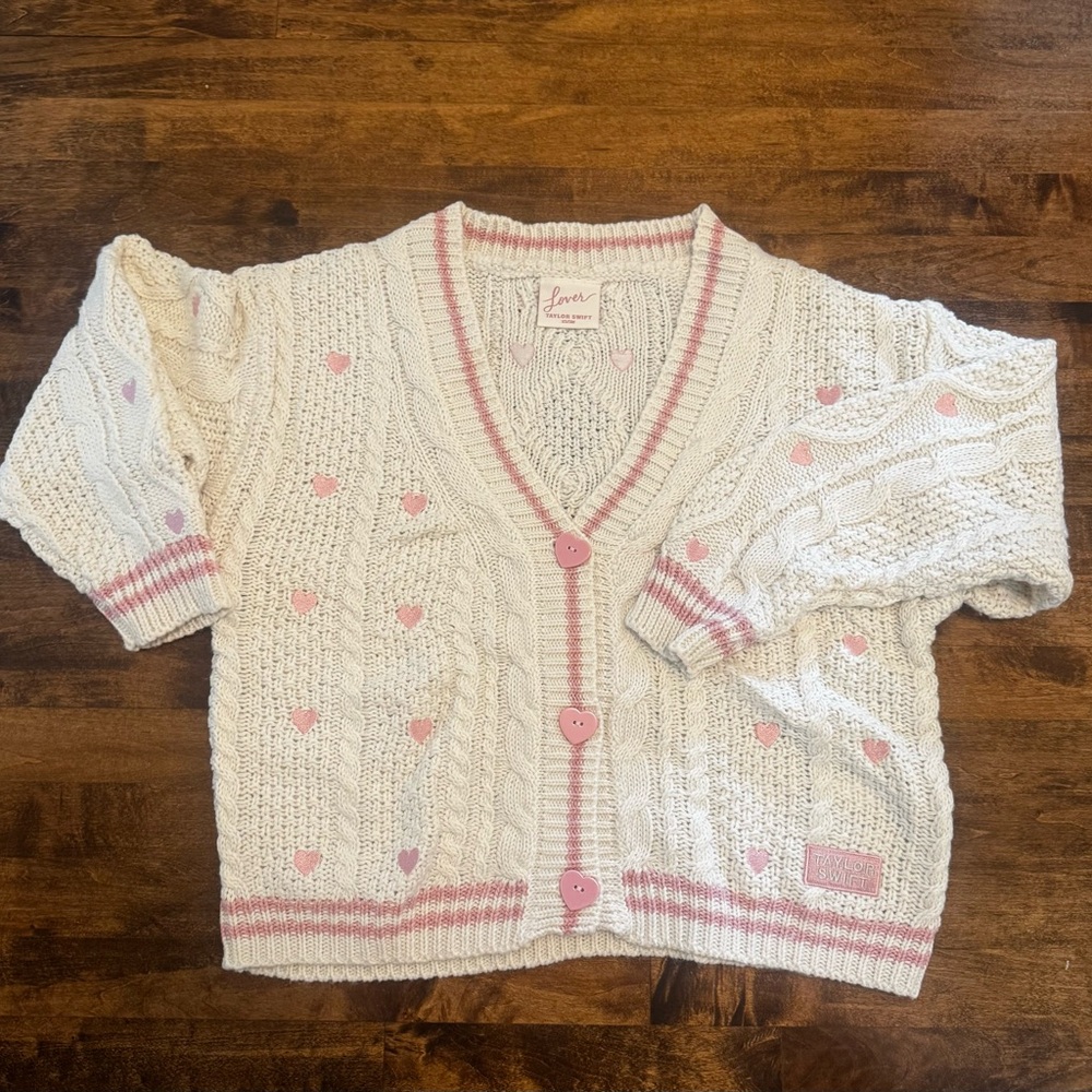 Taylor Swift Lover Cardigan XS\S Brand new. Still in packaging.